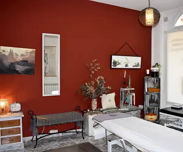 Sala de masaje de Zen & Rem.