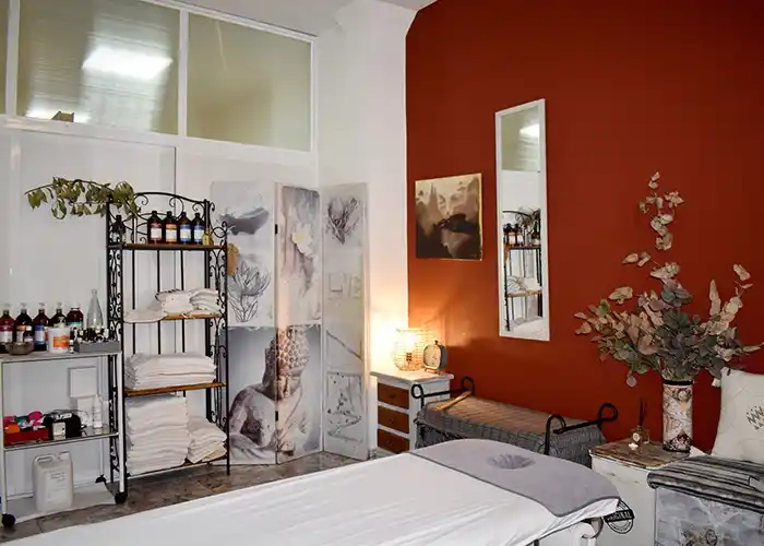 Sala de tratamientos de Zen & Rem.