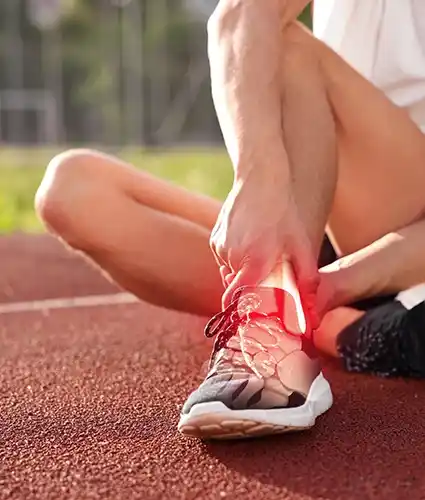 Lesión en el tobillo, Tratamiento con fisioterapia deportiva.